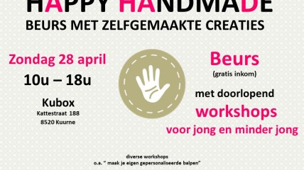 De Happy Handmadebeurs : een beurs voor mensen met passie voor creativiteit.